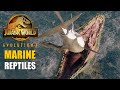 All Marine Reptiles - Feeding Time - Jurassic World Evolution 2 (4K 60FPS)