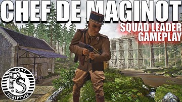 Squad Leader gameplay on Maginot in Post Scriptum