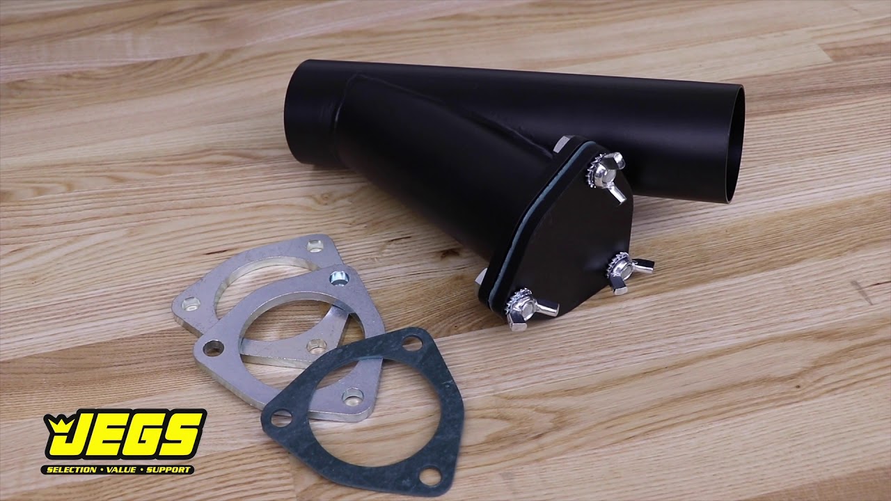 JEGS Exhaust Cutout 21/2 55530751 YouTube