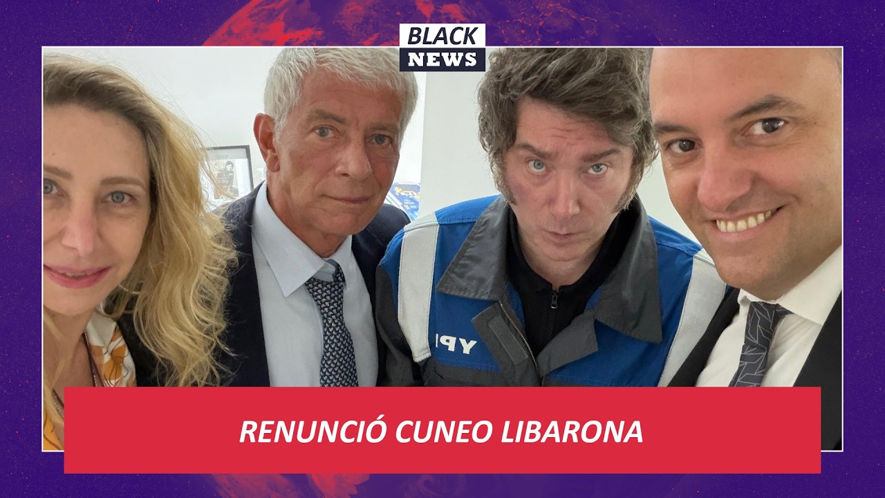 ⚠️RENUNCIÓ CUNEO LIBARONA AL MINISTERIO DE JUSTICIA🌎 | Black News