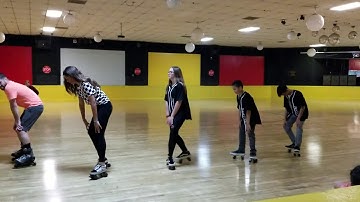 Cha Cha slide at Skate Express
