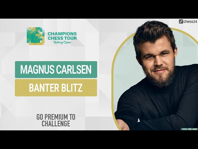 chess24 - World Chess Champion Magnus Carlsen scored 14.5/15 in his latest  Banter Blitz session! Replay all the games with Magnus' commentary and  computer analysis