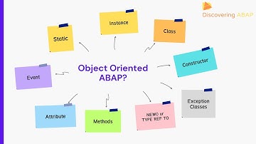 Basics of SAP ABAP with DiscoveringABAP Session 2 ( OOABAP )