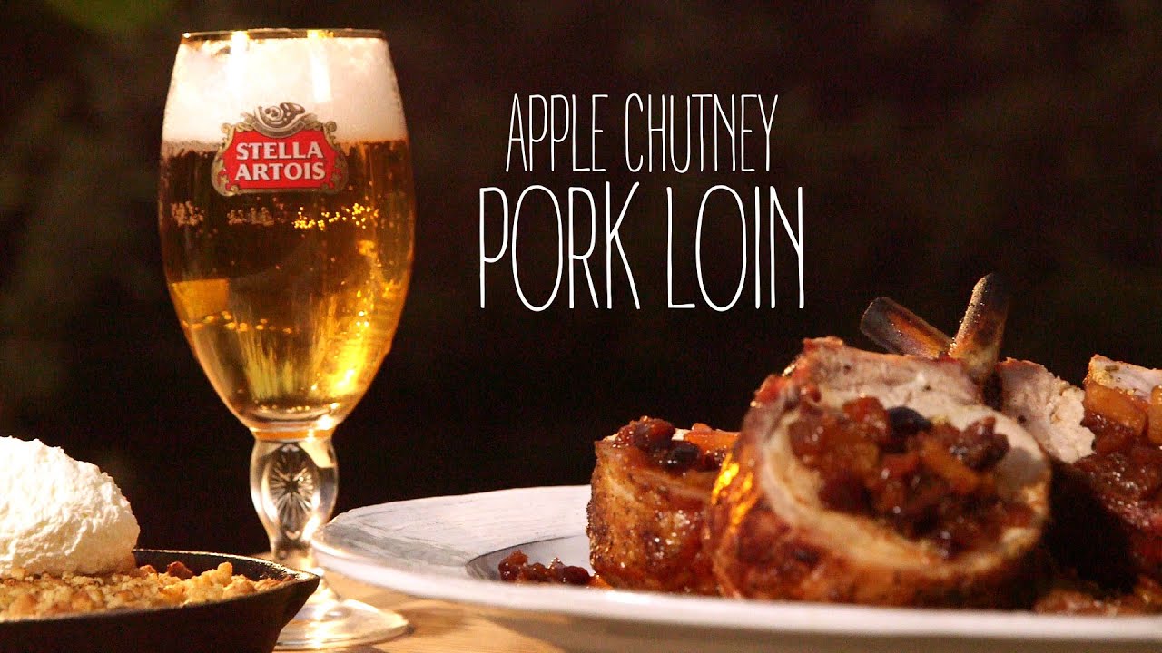 Apple Chutney Pork Loin with Skillet Apple Crumble | Tastemade
