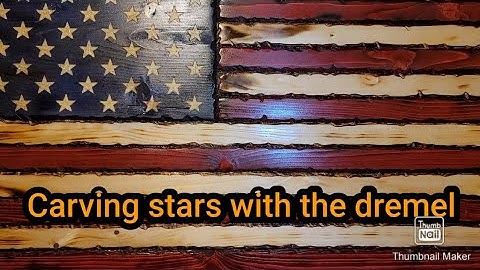 Carving stars with my dremel 4300