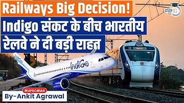 IndiGo dumps, Railways rescues; can this be a train turnaround? Ankit Agrawal Study IQ