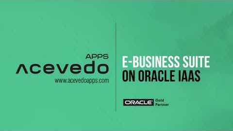 Oracle eBusiness Suite on Oracle Cloud Infrastructure