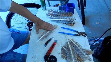 FLETCHING ATLATL DARTS MY WAY