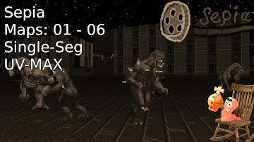 Sepia Maps 01 - 06 UV-MAX [DOOM II]