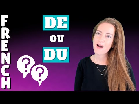 Préposition DE ou article partitif DU ? Leçon de français - FRENCH LESSON