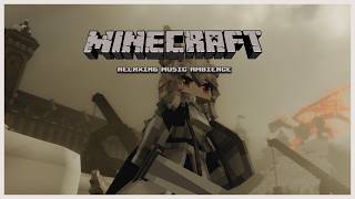 Minecraft music but it's snowing like its the end of the world