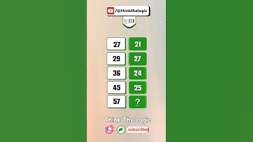 Think The Logic | Question 110 | @thinkthelogic