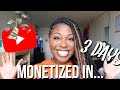 I got Monetized in.... 3 DAYS🥳 || How to Get Monetized FAST!!|| Small Channels|| LexsaMarie