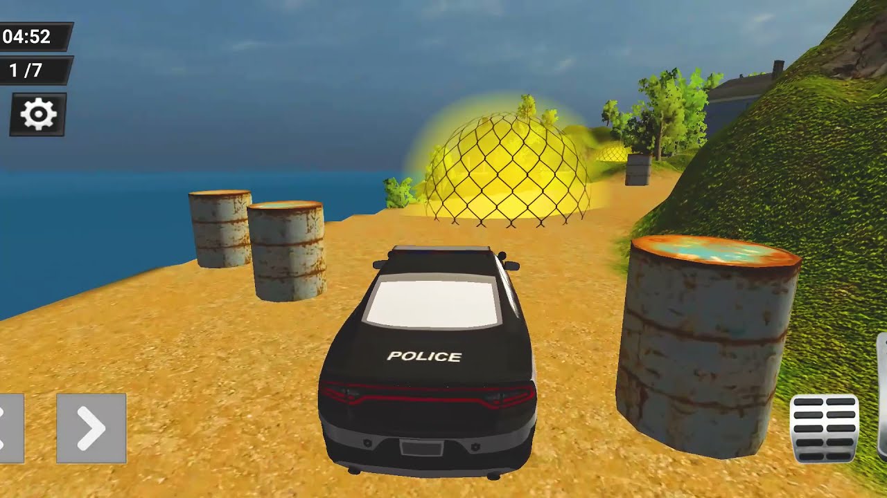 Real Police Van Chasing Offroad Car Driving