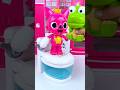 ASMR Unboxing Pororo &amp; Pinkfong Potty Training Toy Set 🚽| Satisfying Toy Sounds #Shorts