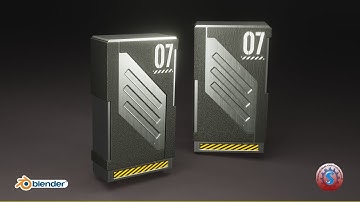 BOOLEN TOOL MECHANICAL - SCIFI METAL CRATE 3D MODELLING || BLENDER 3.2