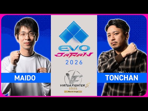 Evo Japan 2026: Virtua Fighter 5 R.E.V.O. World Stage | Tonchan vs Maido | Winners Semifinals