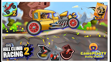 Hill Climb Racing 2 Part 37 NEW Car Unlocked   | HOTROD | Android Gameplay HD