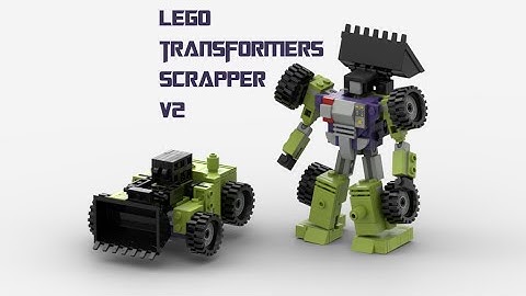 LEGO TRANSFORMERS DEVASTATOR V2 pt1 Scrapper V2 By BX Brix