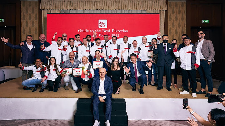 La Cerimonia di Premiazione di 50 Top Pizza Asia - Pacific 2022