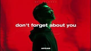 Afgan - don't forget about you (Visualizer)