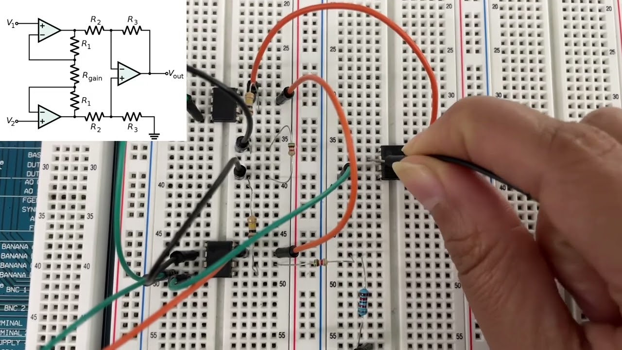 DIY Electrocardiography Circuit Using Op-Amps | ECG Amplifier Design