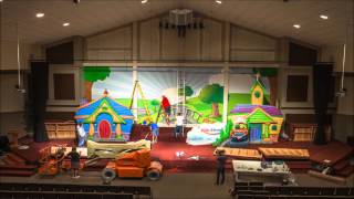 Coolstuff Studios - Time Lapse Of Church Stage Theme Install