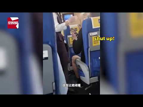 外国男子火车上不戴口罩，不满邻座阿姨提醒，嚣张辱骂还让其闭嘴