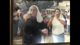 الشاعر يوسف أبو ليل وأبو ماجد / يركا /عتابا 1986- (إرشيف الفنان الدكتور صالح أبو ليل)الزجل الفلسطيني