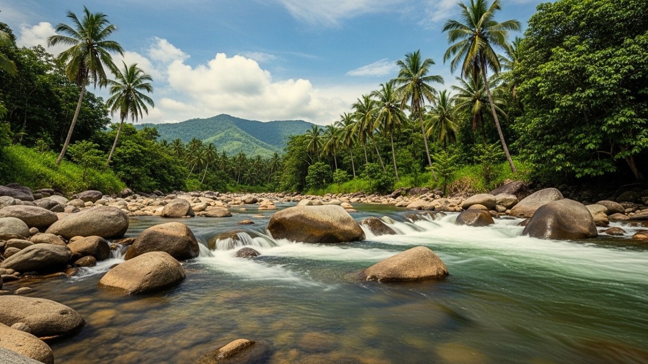 Sleep Instantly with Relaxing River Sounds | Nature Water Ambience