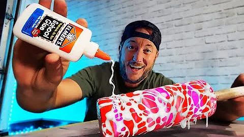 INSANE Spray Paint and SCHOOL GLUE Trick