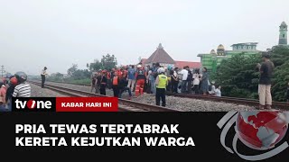 Hendak Menyeberang, Pemuda di Mojokerto Tewas Tertabrak Kereta | Kabar Hari Ini tvOne