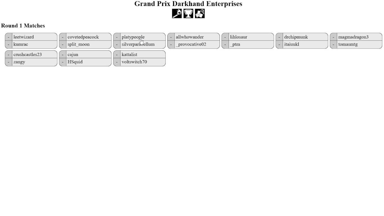 [REV Brawl] GP Darkhand Enterprises (August 2025) - DECKLISTS STREAM