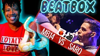 MB14 vs SARO | Grand Beatbox LOOPSTATION Battle 2017 | SEMI FINAL | Reaction