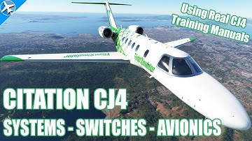 CJ4 Systems, Switches, and Avionics Walkthrough for Microsoft Flight Simulator