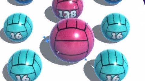 BALL MERGE 2048 - All Levels Gameplay IOS (Levels 28 - 29).