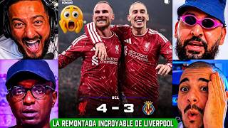 🚨😱 LIVERPOOL’S INCREDIBLE COMEBACK (4-3) AGAINST VILLARREAL / THE REACTIONS