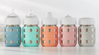 Lifefactory Wide Neck Stainless Steel Bottle System New Baby Bottles Launch