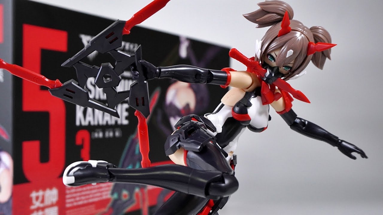 ASRA NINJA KANAME Megami Device plastic model kit - YouTube
