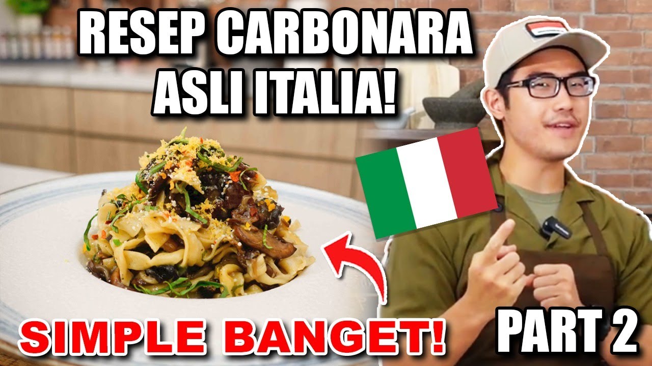 Resep Pasta Carbonara Original ala Bryan Ferrysienanda!