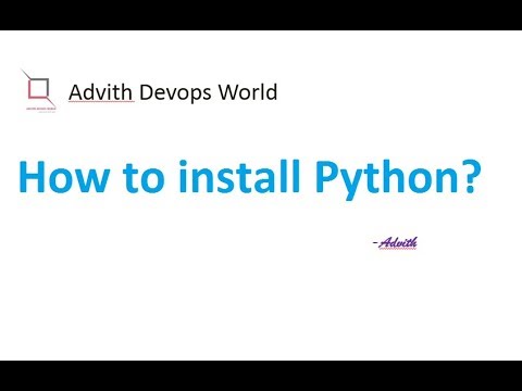 how to install Python in Windows?