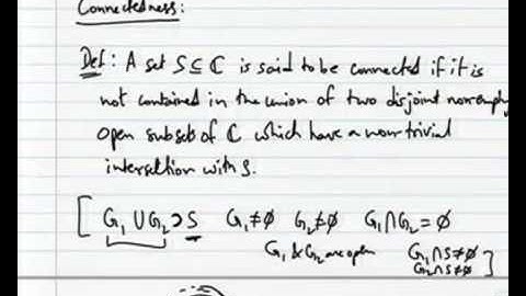 Mod-01 Lec-05 Topology of the Complex Plane Part-III