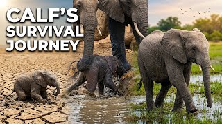 Baby Elephant's First Survival Test — The Herd Protects Its Newborn | Africa Wildlife Update