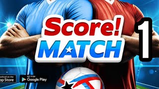 SCORE MATCH - PVP FOOTBALL ANDRIOD GAMEPLAY #1  screenshot 2