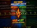var vs let: Same Code, Different Output?! #coding