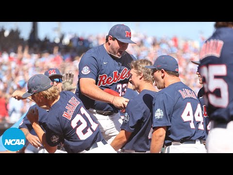 Ole Miss' wild 8th inning rally in College World Series clincher | Full half inning