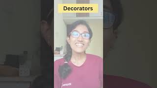 When and why do we use decorators in Python #pythonintamil #pythoninterviewquestions #datascience News