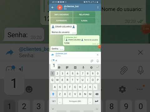 Crie login no BOT TELEGRAM e fassa acesso ao aplicativo próprio