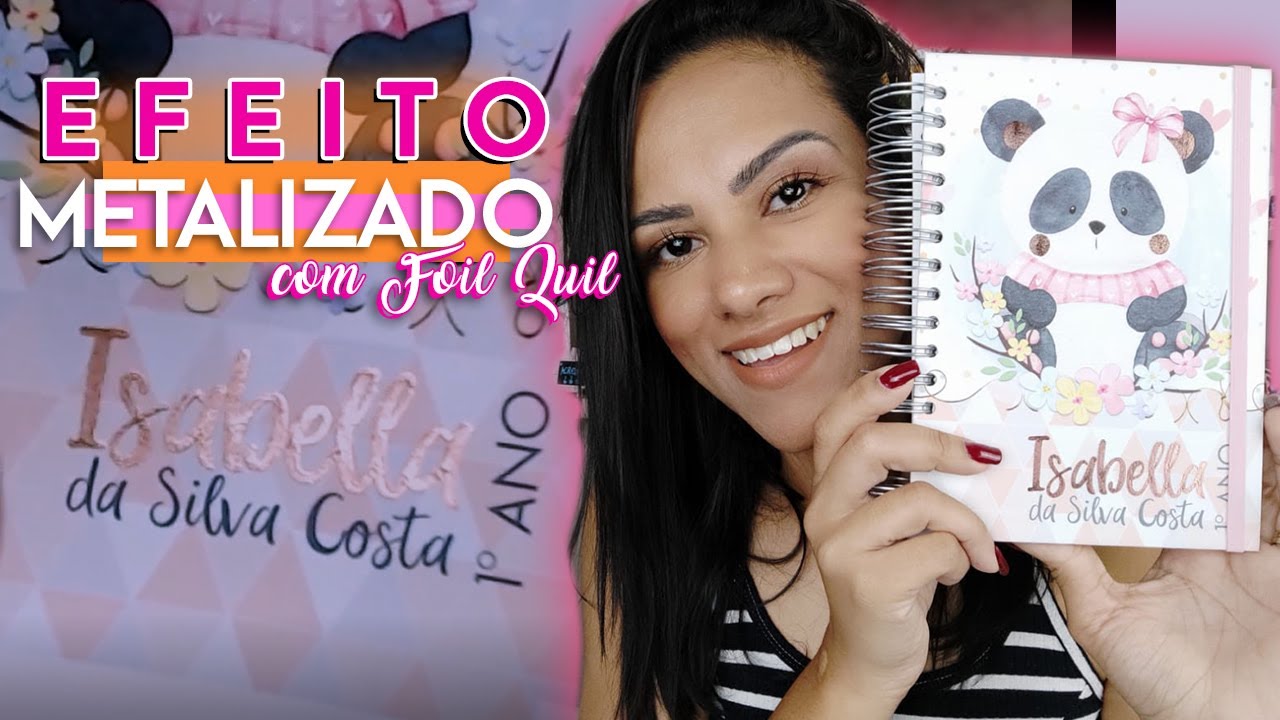 Efeito Metalizado nos personalizados - SEM impressora a laser