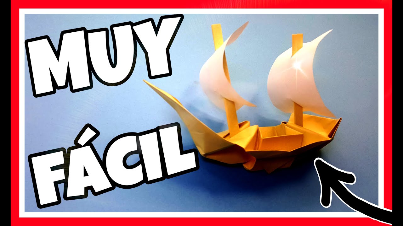 ✅ Como Hacer un Barco PIRATA de papel FACIL Paso a Paso -【ORIGAMI】